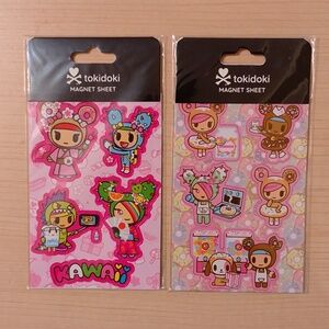 Tokidoki Die Cut Fridge Magnet Sheets Kawaii Donutella